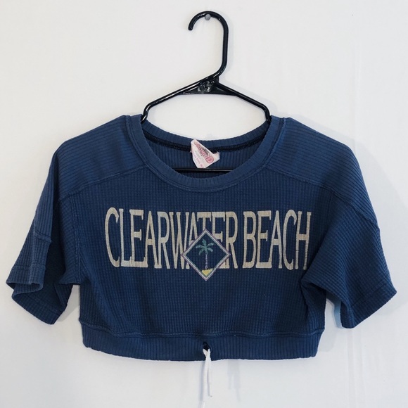 Vintage Tops - Vintage 80s waffle crop top Vintage Tops - Vintage 80s waffle crop top